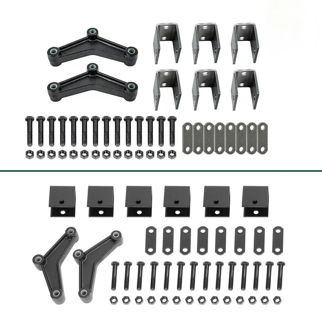 Trailer Leaf Spring Hanger Kit for Tandem Axle Suspension (Double Eye)