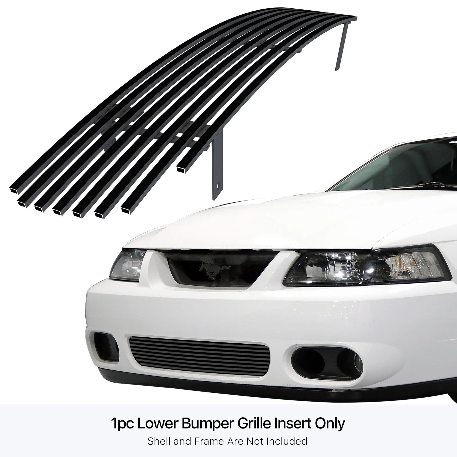 Stainless Black Billet Grille for Ford Mustang SVT Cobra (2003-2004)