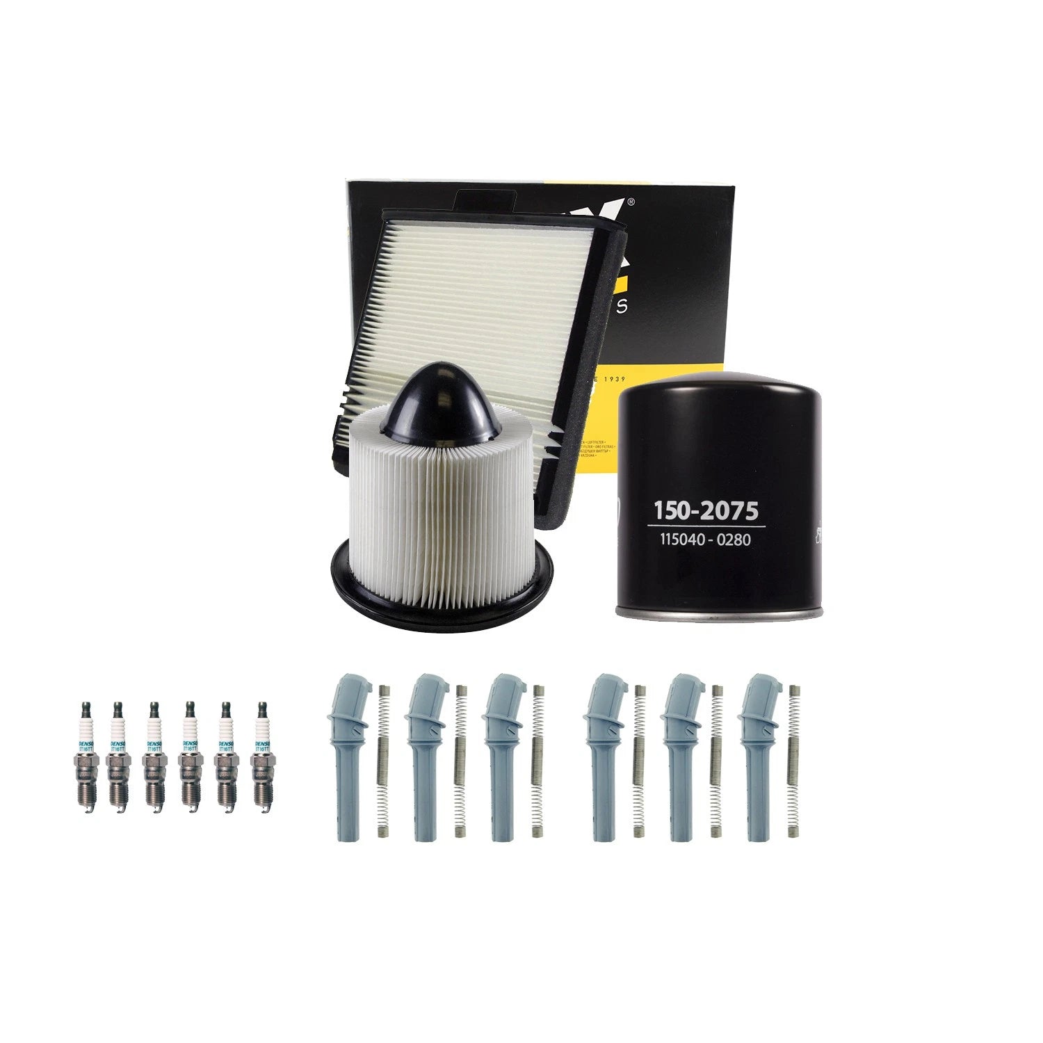 Tune Up Kit with NGK 8 Spark Plugs & Boots for Ford Expedition F-150 F-250