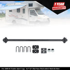 Trailer Axle 2000 lb 4 Lug 58" Hub Face Pitch with U-Bolt Kit
