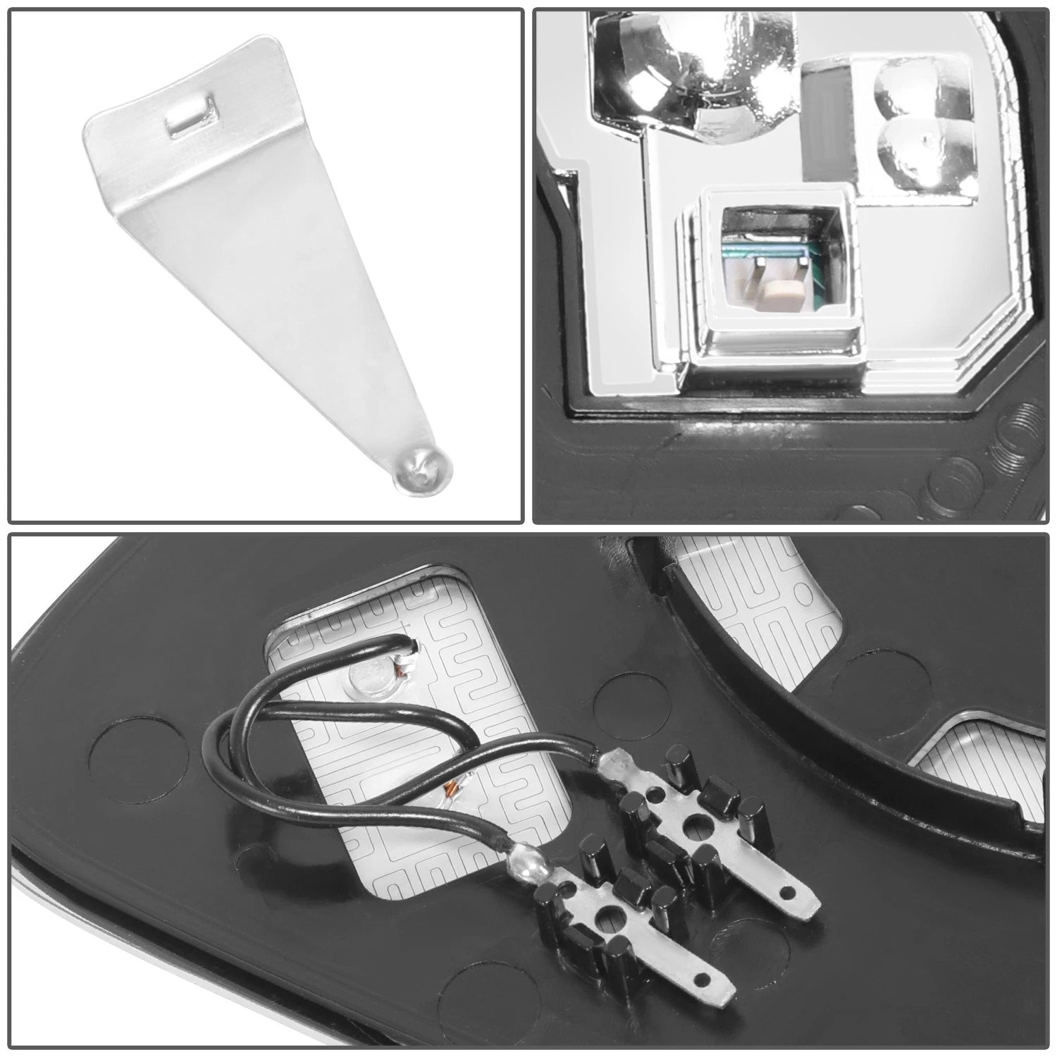 Heated Flat Mirror Glass for Chevy Cruze (2016–2019) OE Style w/Blind Spot