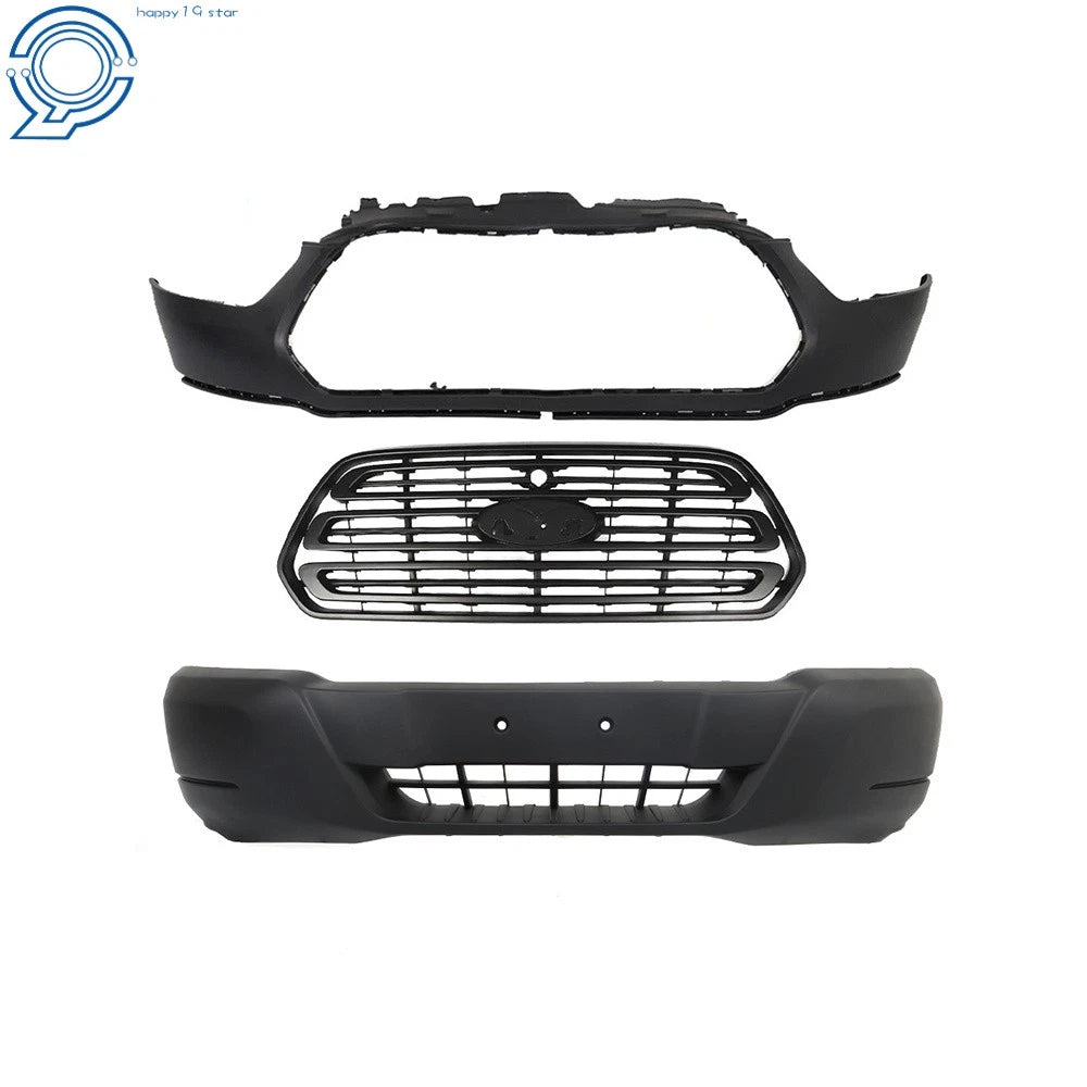 Front Bumper Assembly with Grille for Ford Transit 150 250 350 (2015–2019)