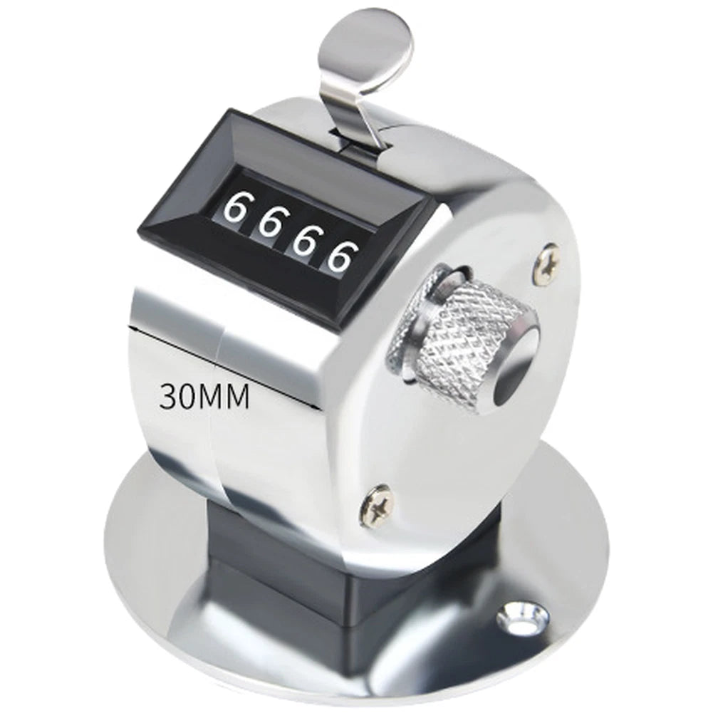 Metal Tally Counter 0-9999 for Manual Press Counting Tool