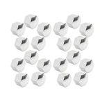 20Pcs 17mm Wheel Lug Nut Bolt Cover Caps with Removal Tool for Universal Fit