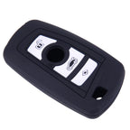Key Case Cover for BMW 3 Button Silicone Keyless Key (2012-2019)