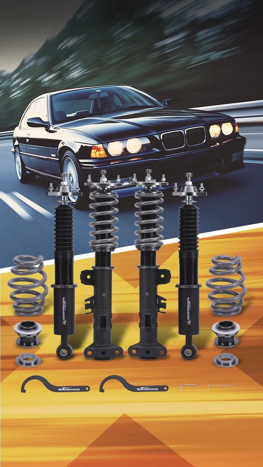 Coilover Kit for BMW E36 3 Series 316 318 323 325 328 (1990–1999)