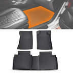 Set of 4 Black All-Season Floor Mats for Nissan Altima (2019–2025) TPE