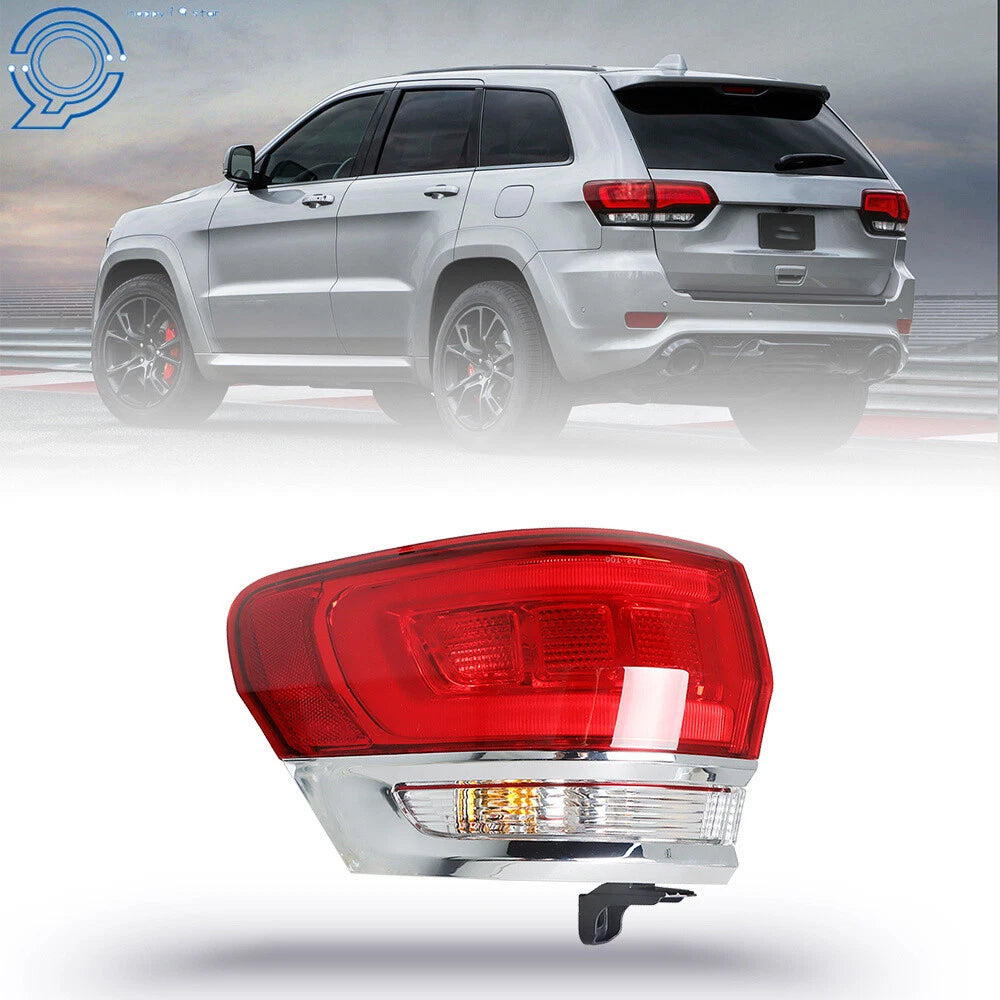 Rear Tail Light for Jeep Grand Cherokee (2014–2020) Clear Outer Driver Side