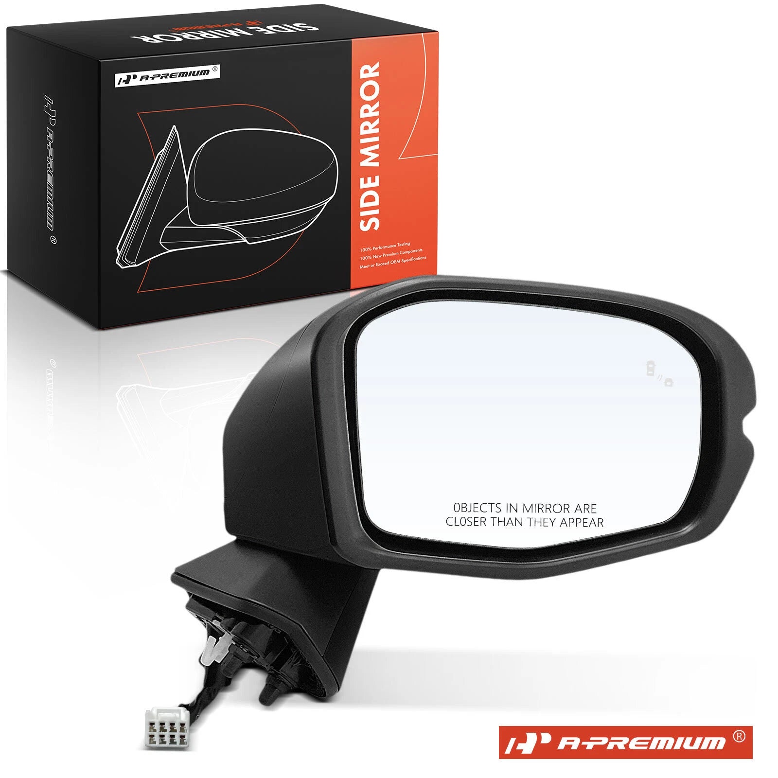 Passenger Power Mirror with Manual Fold & Blind Spot for Honda HR-V (2023)
