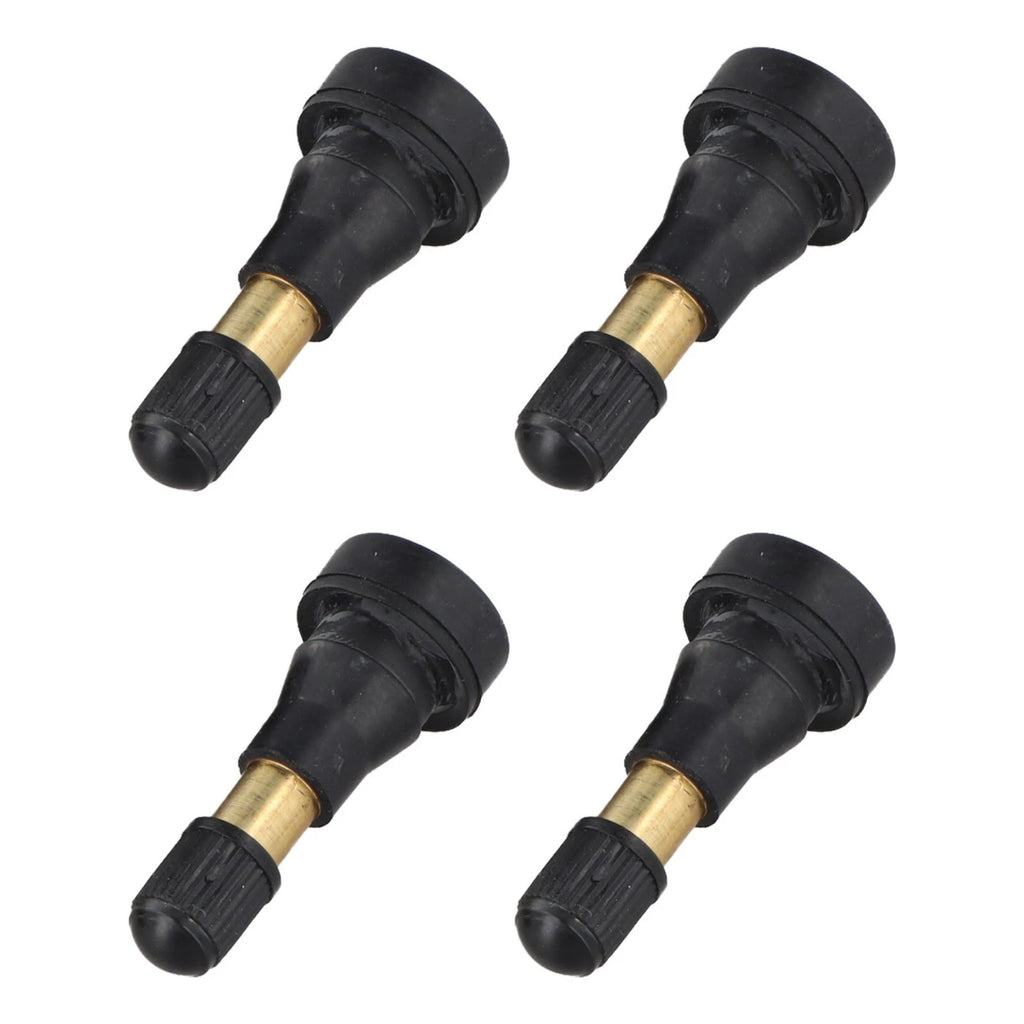 Tire Valve Stem for Tubeless Wheels 45 x 18.5mm Black + Gold