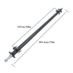 3500lbs Trailer Axle Beam for TK (73" Hub Face, 58" Spring Center)