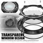 CNC Clear Derby Engine Clutch Cover for Harley Street Glide CVO (2010–2015)