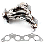 Polished Stainless Steel Racing Manifold Header Exhaust for Honda Civic EX (2001–2005)