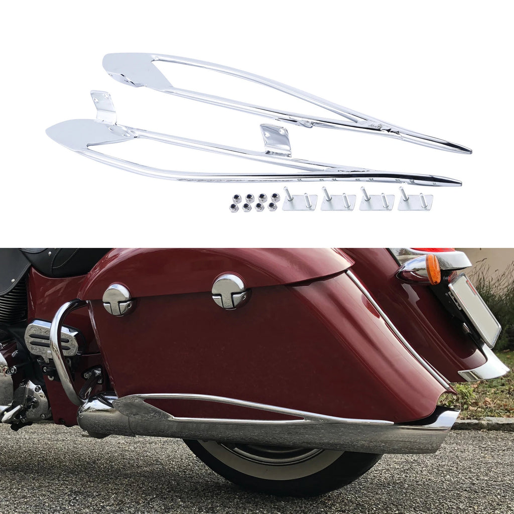 Saddlebag Trim Guard Rail for Indian Chieftain, Dark Horse (2014–2018)