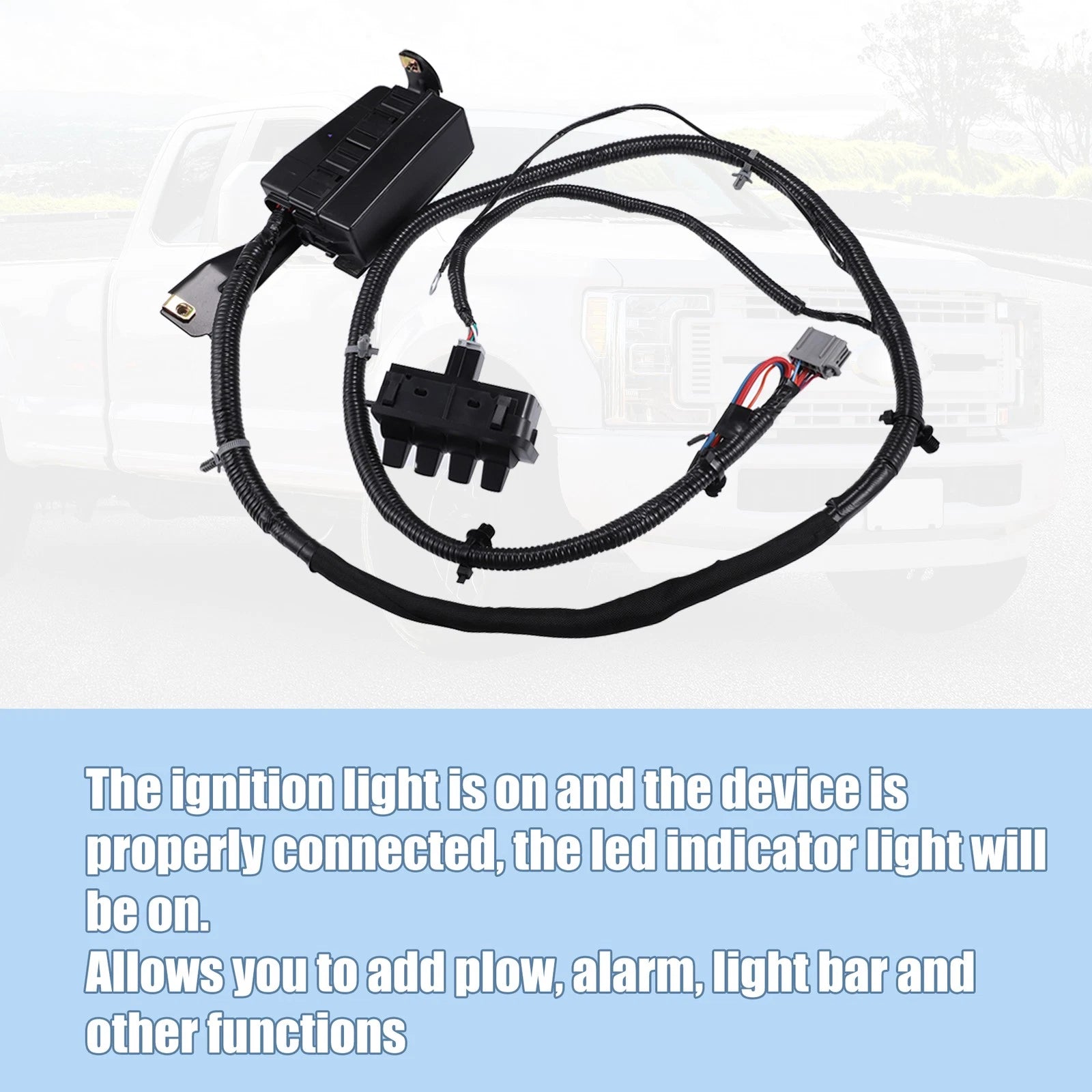 Set of 4 Auxiliary Dash Upfitter Switches for Ford F-250 F-350 Super Duty (2005–2007)