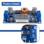 Digital Control CNC Power Supply Adjustable Stepdown 5A 75W with Voltmeter