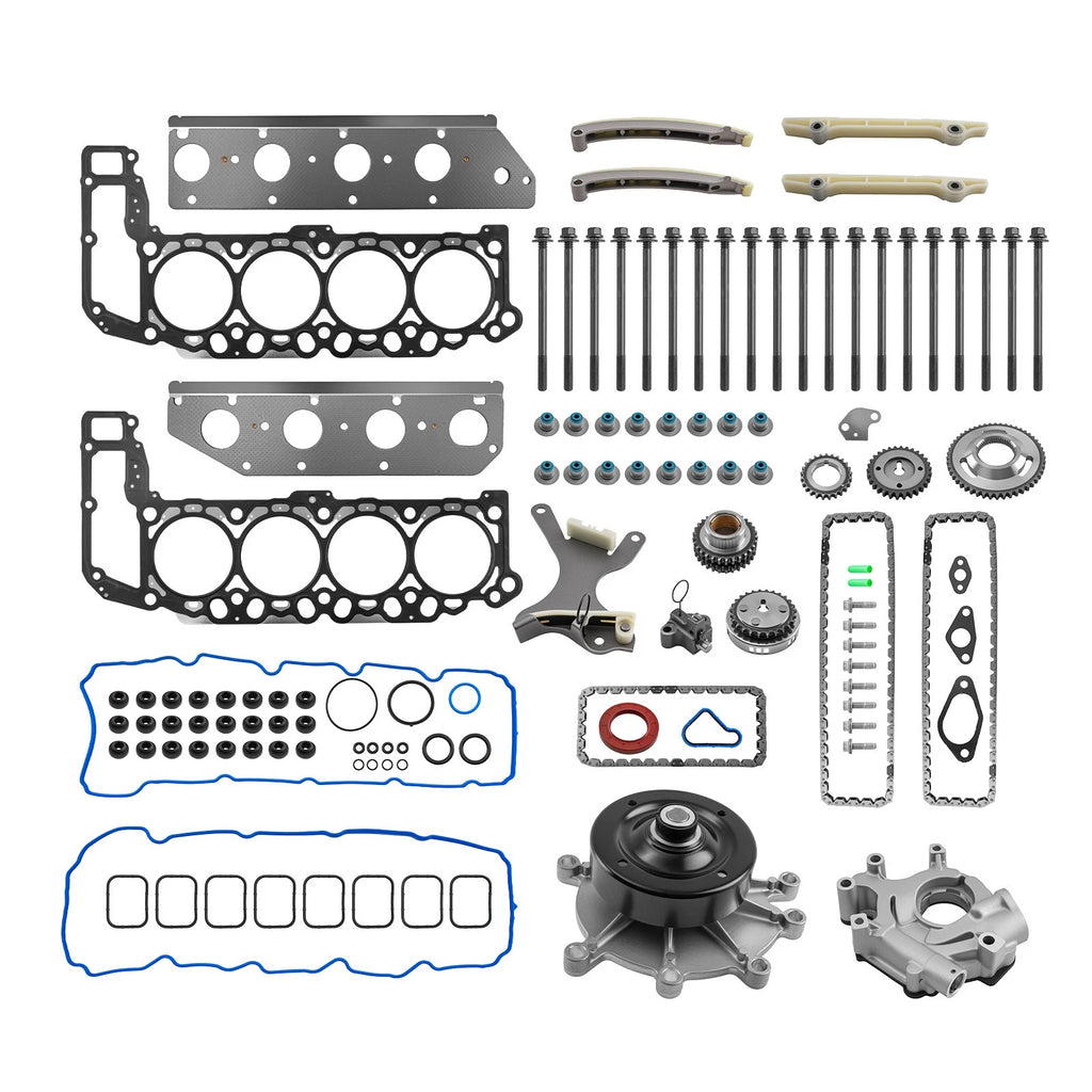 Timing Chain Kit with Water Pump, Oil Pump & Head Gasket for Ram 1500 (2011–2013)