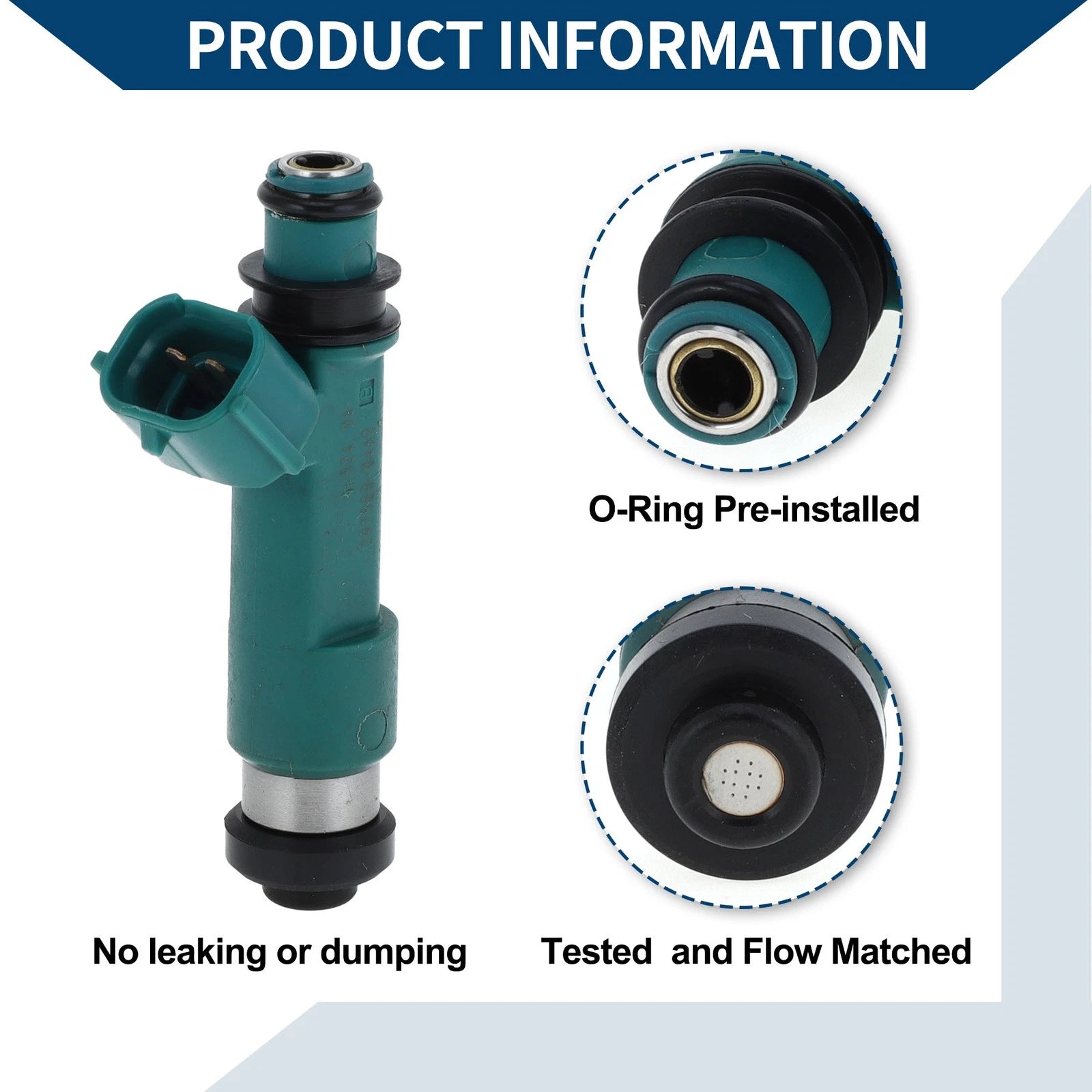 Fuel Injector No.ZJ20-13-250 for Mazda 2 Hatchback (2007–2015)