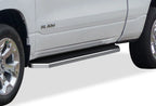 Set of 2 Polished 6" Side Steps for Dodge Ram 1500 Crew Cab (2019–2026)