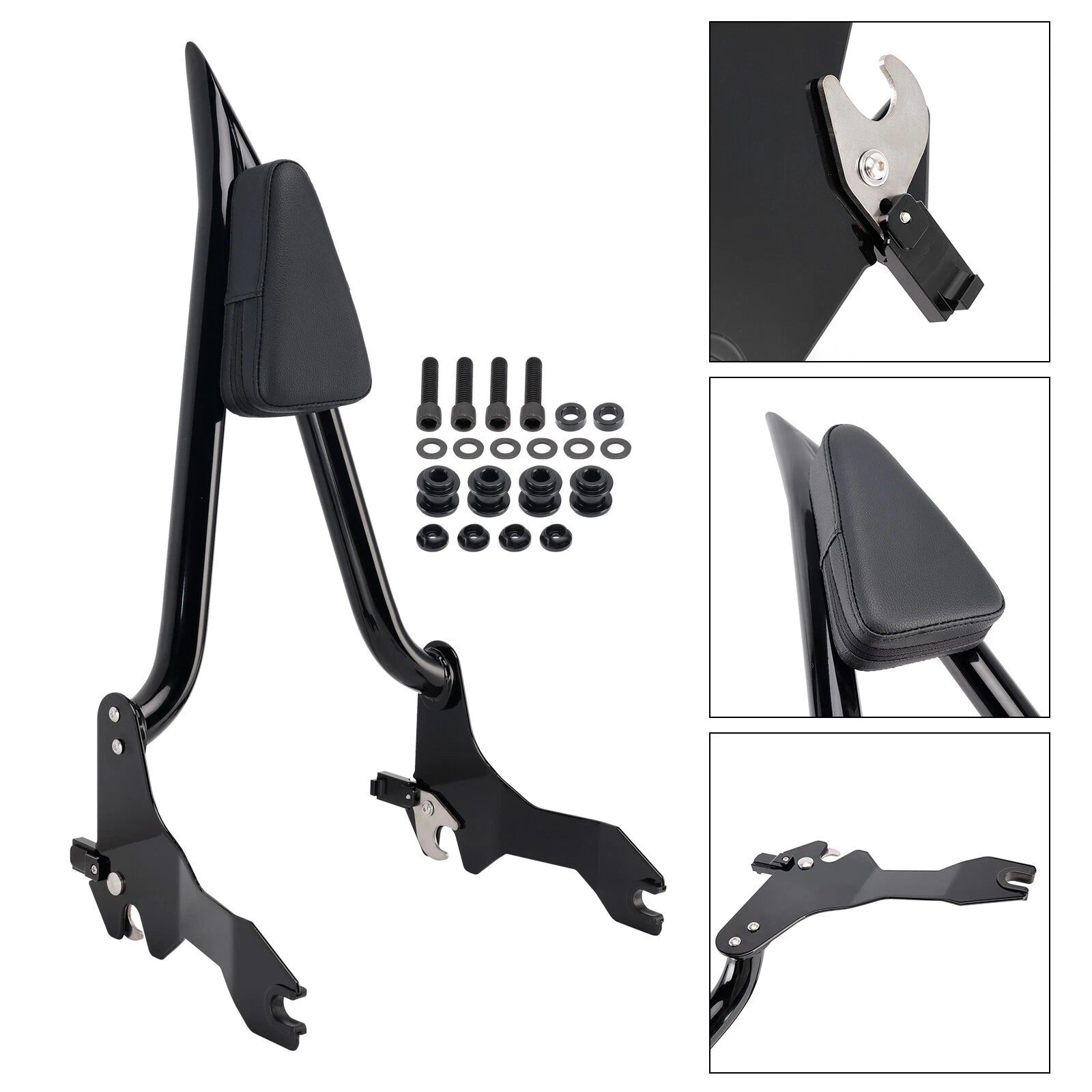 Passenger Sissy Bar Backrest for FXLR FXLRS FXLRST FXLRS Sport Glide (2018–2023)