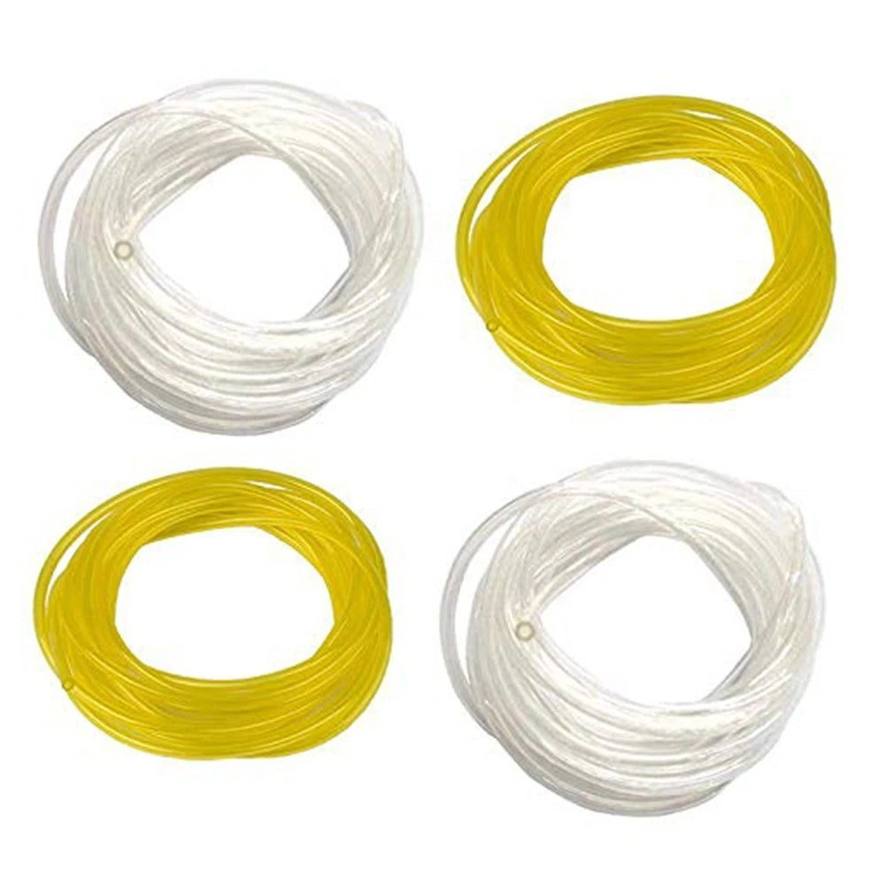 2 Meter Transparent Yellow Fuel Hoses for Small Engine Applications