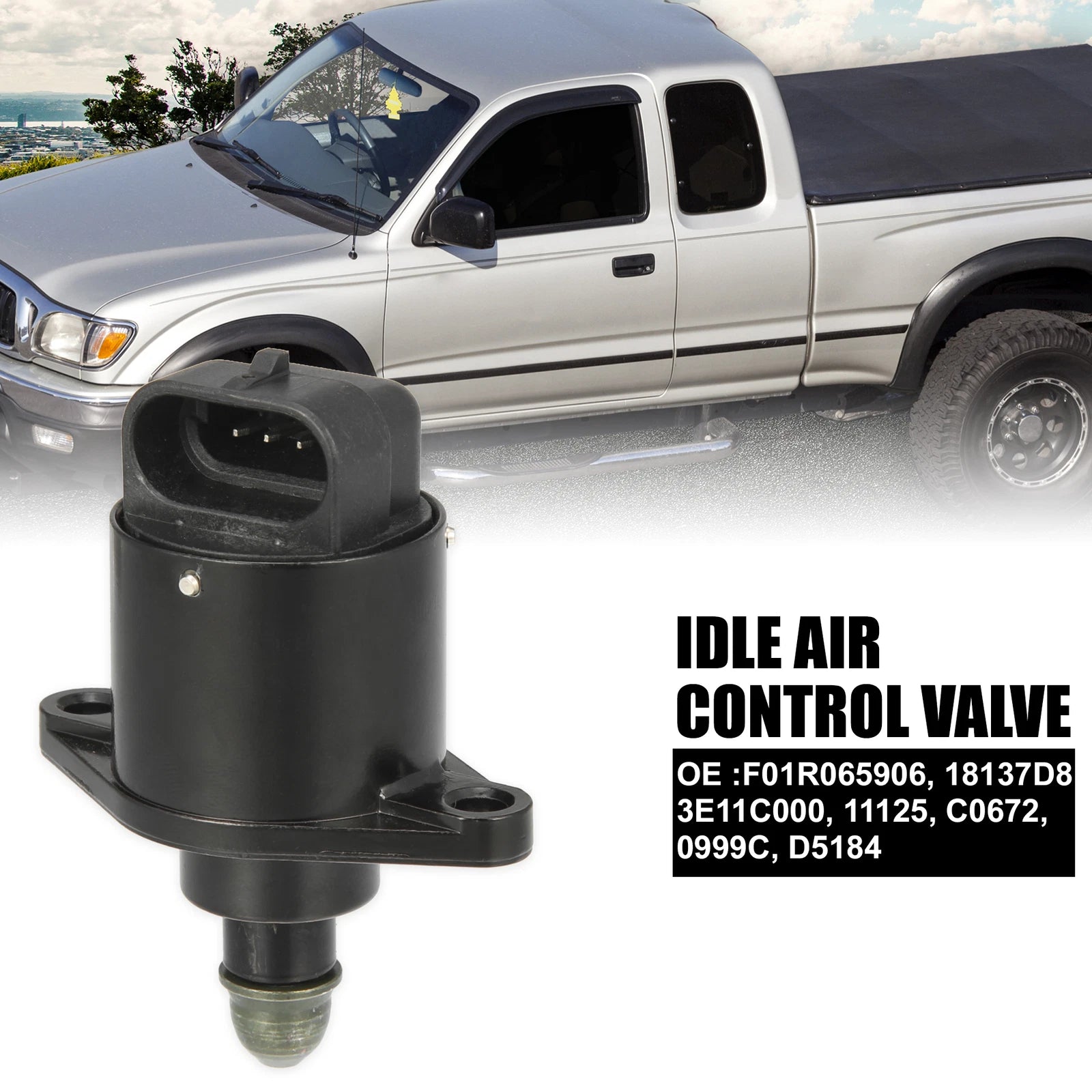 Idle Air Control Valve F01R065906 11125 with Gasket for Mitsubishi Lancer (2002–2007)