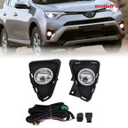 Set of 2 Front Bumper Fog Lights for Toyota RAV4 (2016–2018)