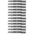12X Toothed Mulching Mower Blade for John Deere (Replaces AM137328)