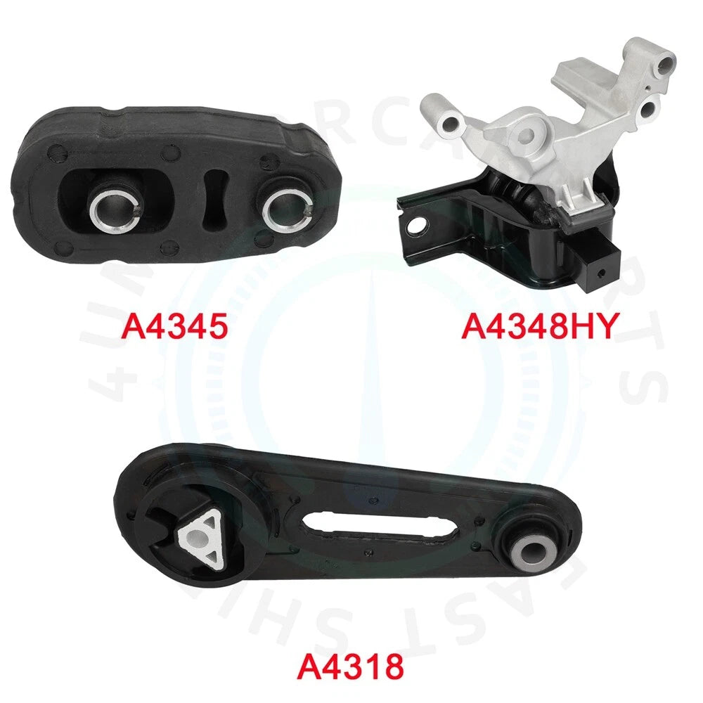 3X Engine Motor Mount for Nissan Sentra (2007–2012)
