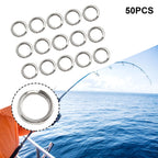 Stainless Steel Split Ring Connector for Fishing Lures (Universal)