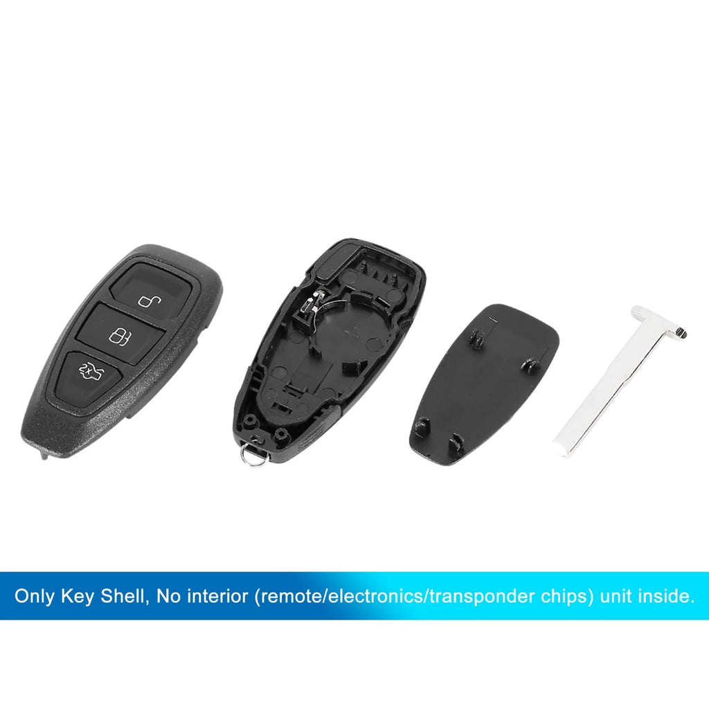 Key Shell Case for Ford Focus Fiesta Kuga Mondeo (3 Button)