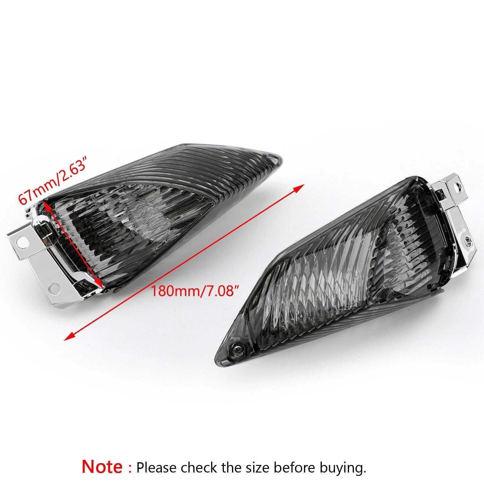 Rear Turn Signal Lens for Suzuki GSXR1000 (2009–2010) K9 Smoke AV