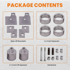 4in Lift Kit for Polaris Sportsman 500 570 600 700 800 (1999–2023)