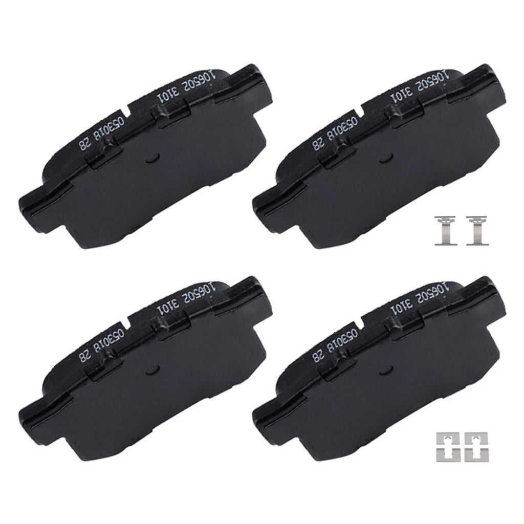 Set of 4 Drilled Slotted Rotors & Ceramic Brake Pads for Honda CR-V (2012–2016)