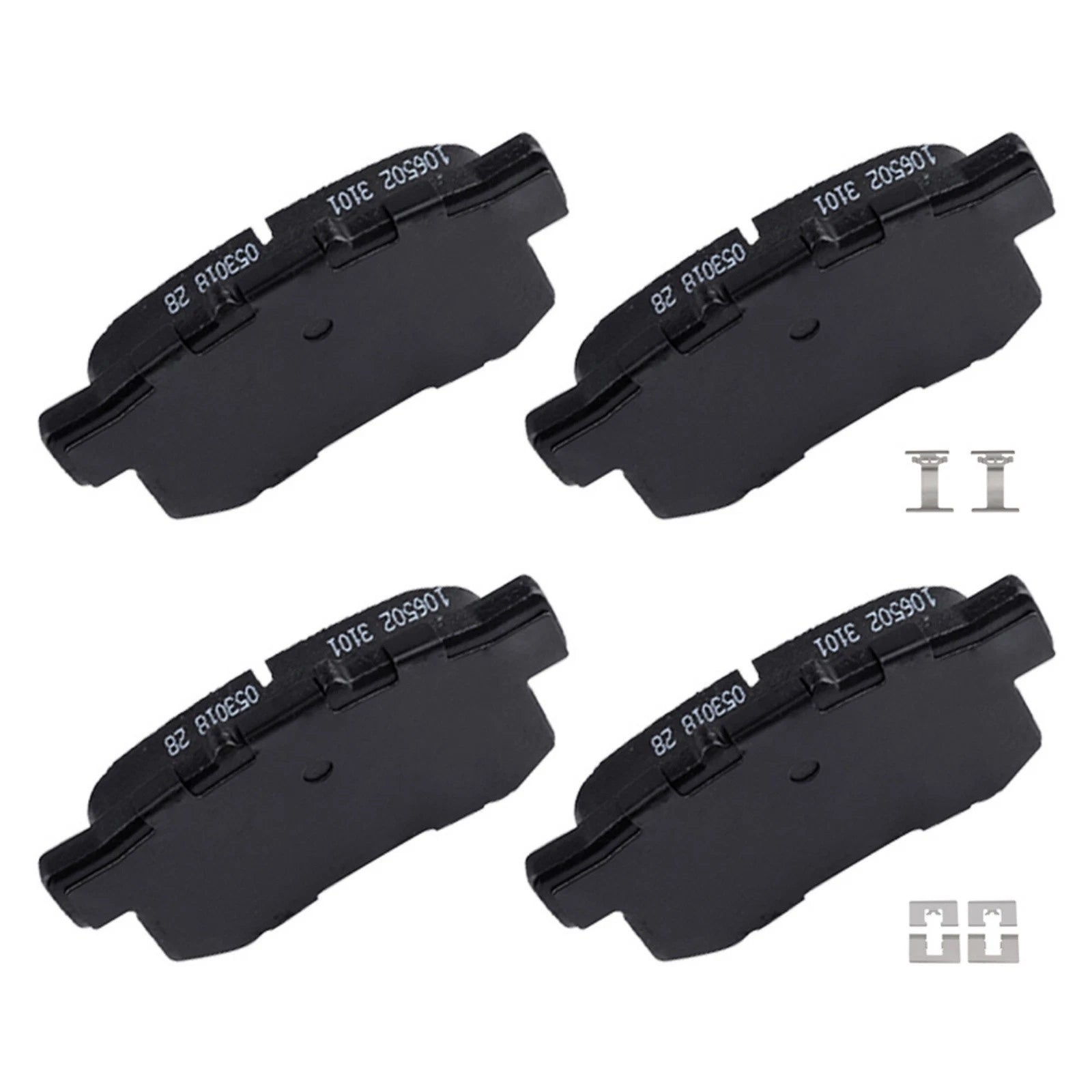 Set of 4 Drilled Slotted Rotors & Ceramic Brake Pads for Honda CR-V (2012–2016)