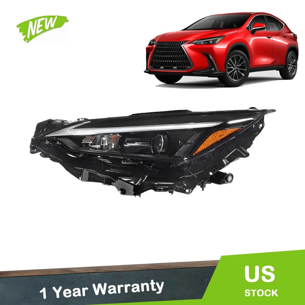 LED Headlight Assembly for NX250 NX350 NX350h NX450h (2022–2025) Left