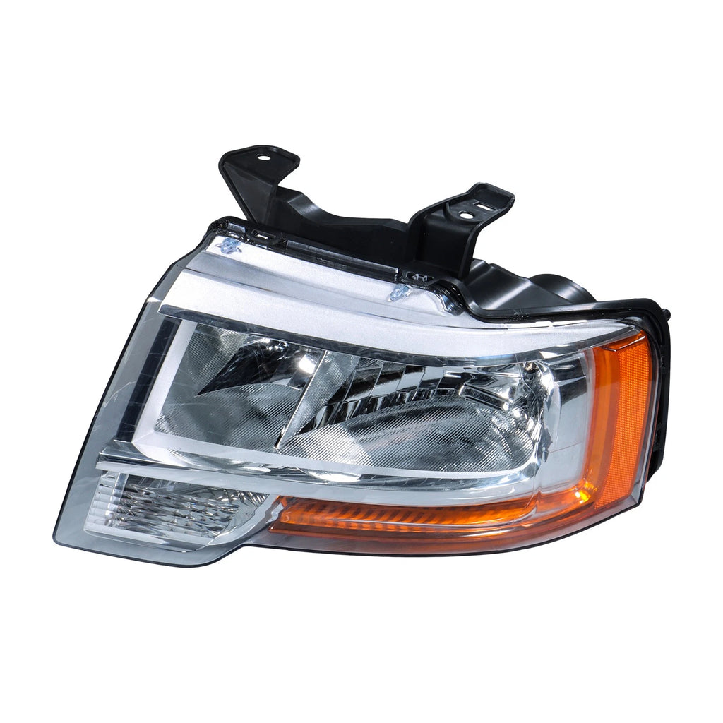 Headlight Assembly for Ford Expedition (2015-2017) Chrome Driver Side Halogen