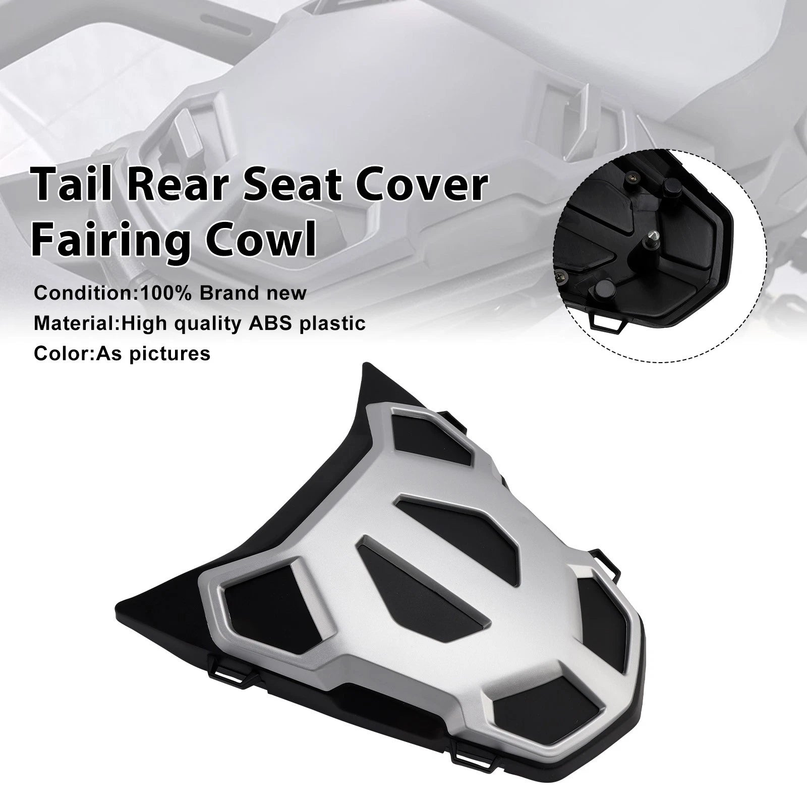 Tail Rear Seat Cover Fairing Cowl for BMW R1300GS (2024–2026) Silver