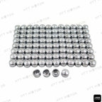 100 Piece Chrome Allen Socket Bolt Cap Dress Kit for Harley (Misc)
