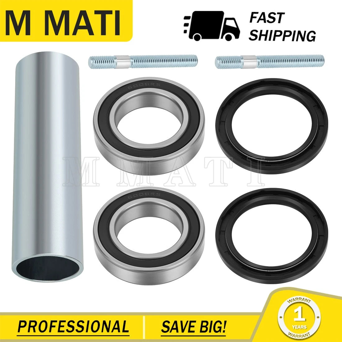 Rear Axle Hub Repair Kit for Suzuki LT-Z400 (2003–2008) 64731-07G00