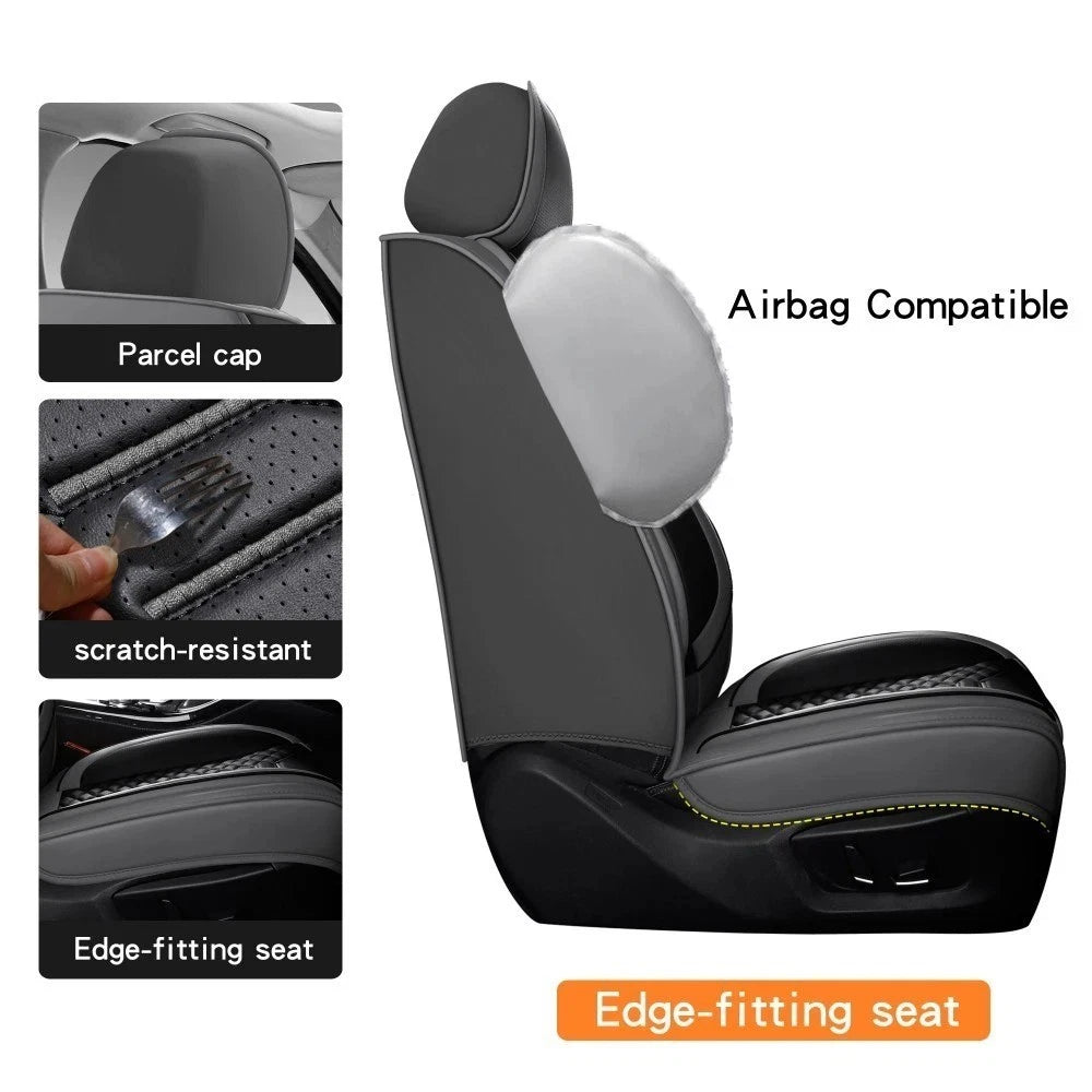 Full Set Leather Waterproof Seat Covers for Nissan (5 Seats)