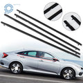 Set of 4 Window Moulding Weatherstrip Seals for Honda Civic (2006–2011)