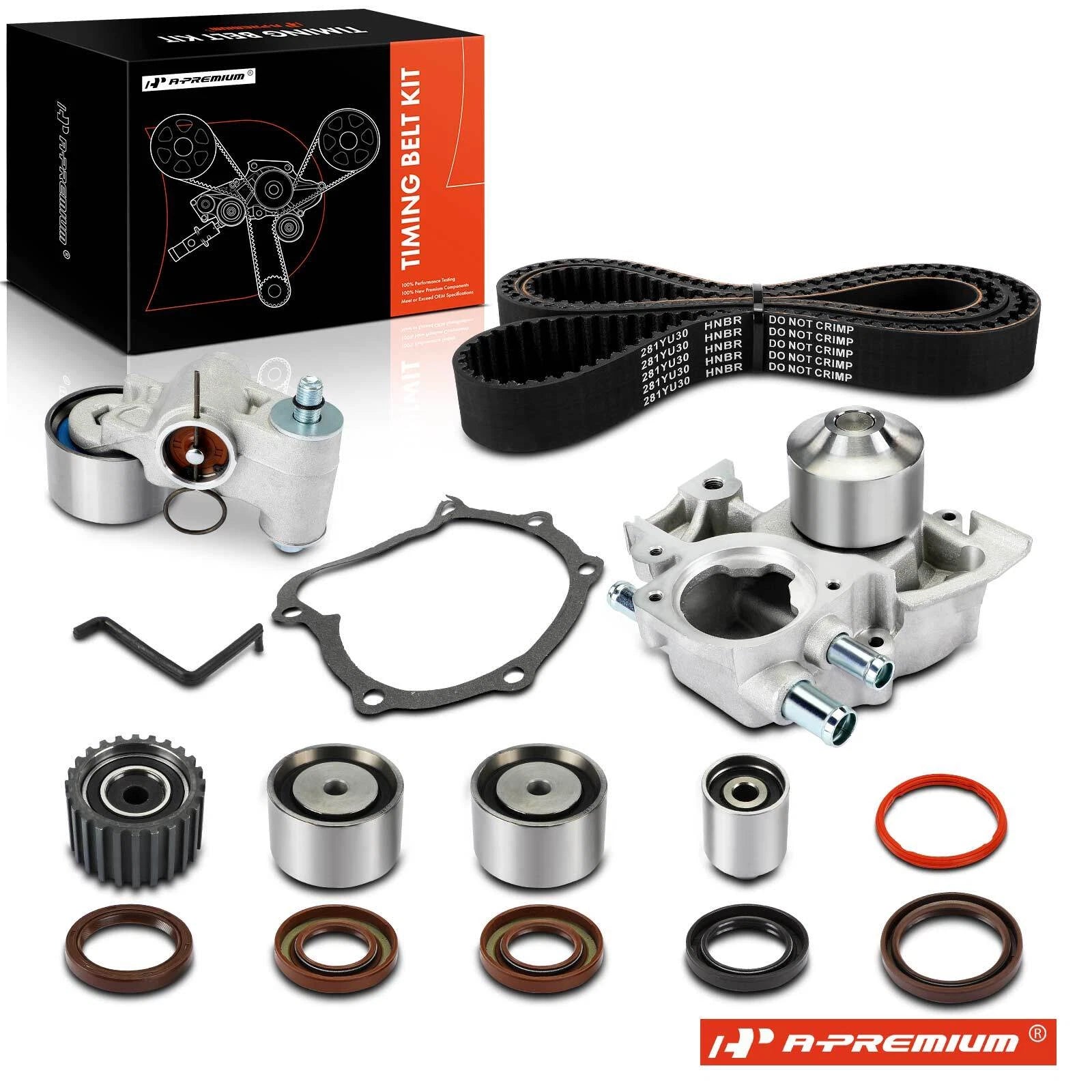 12x Timing Belt and Water Pump Kit for Subaru Impreza (2013–2014)