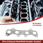 Exhaust Manifold Header Gasket for Toyota Starlet (1989–1999) No. 1717311040