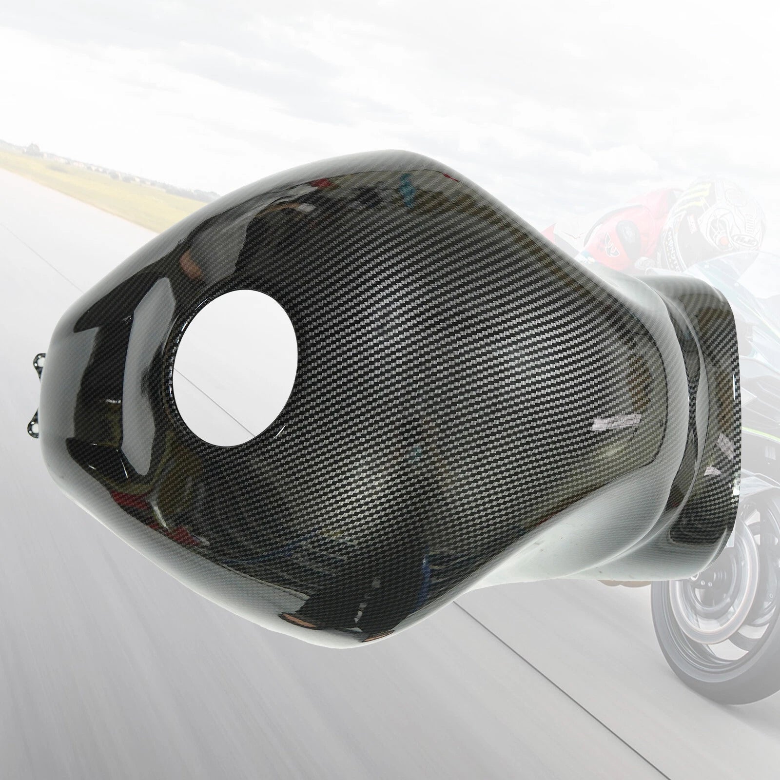 Carbon Fiber Fuel Gas Tank Cover for Suzuki Hayabusa GSX1300R (1997–2007)
