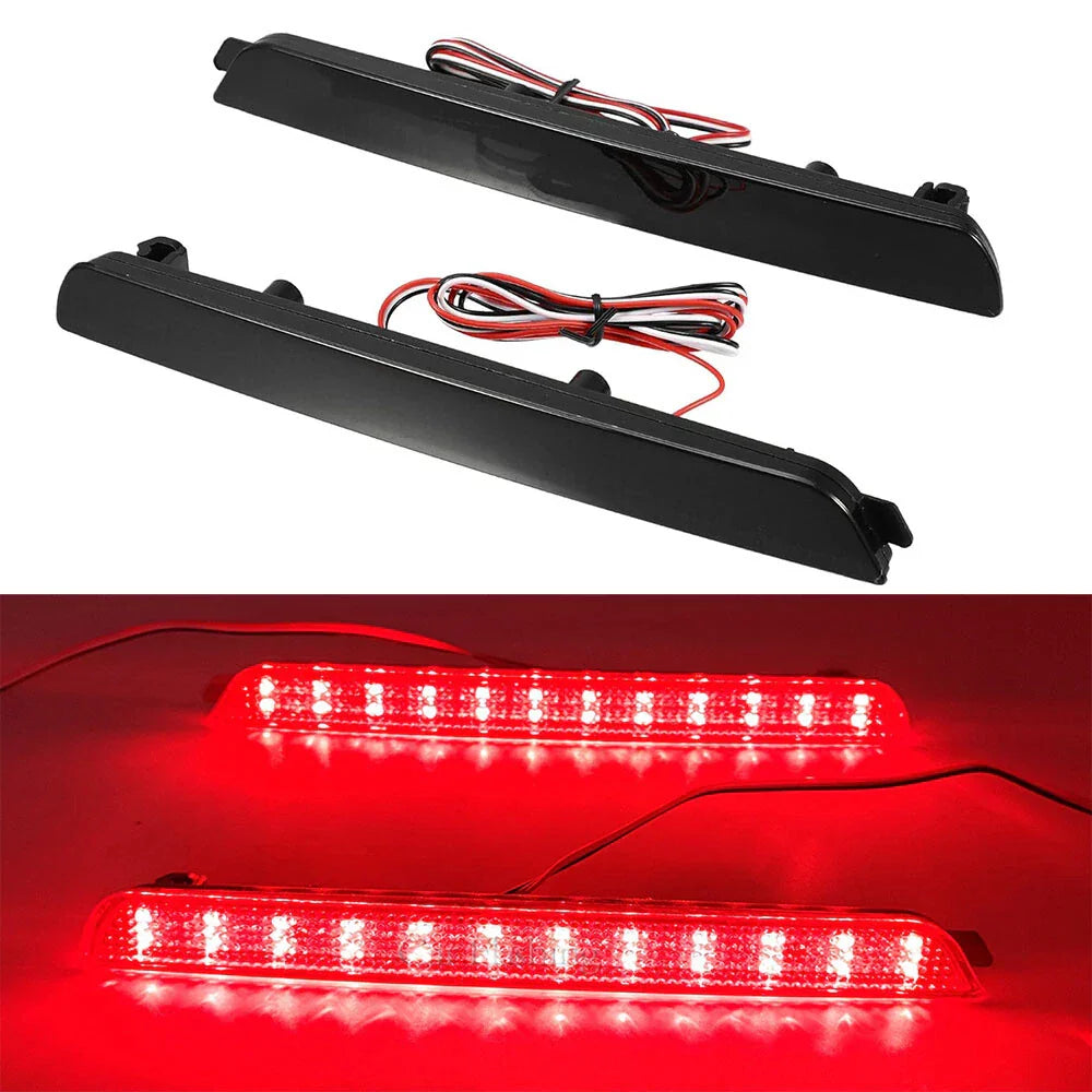 Smoke Lens Red LED Rear Bumper Reflector Brake Lamp for Mazda 3 (2004-2009)