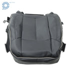 Front Passenger Bottom Back Seat Cover for Hummer H3 (2006-2010) Leather Black