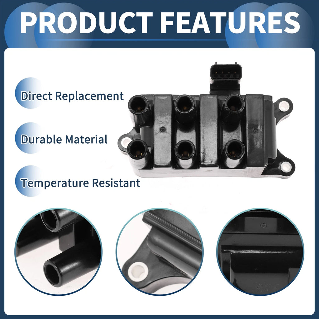 Ignition Coil Pack No. 1F2U12029AC for Ford Mustang (2001–2004)