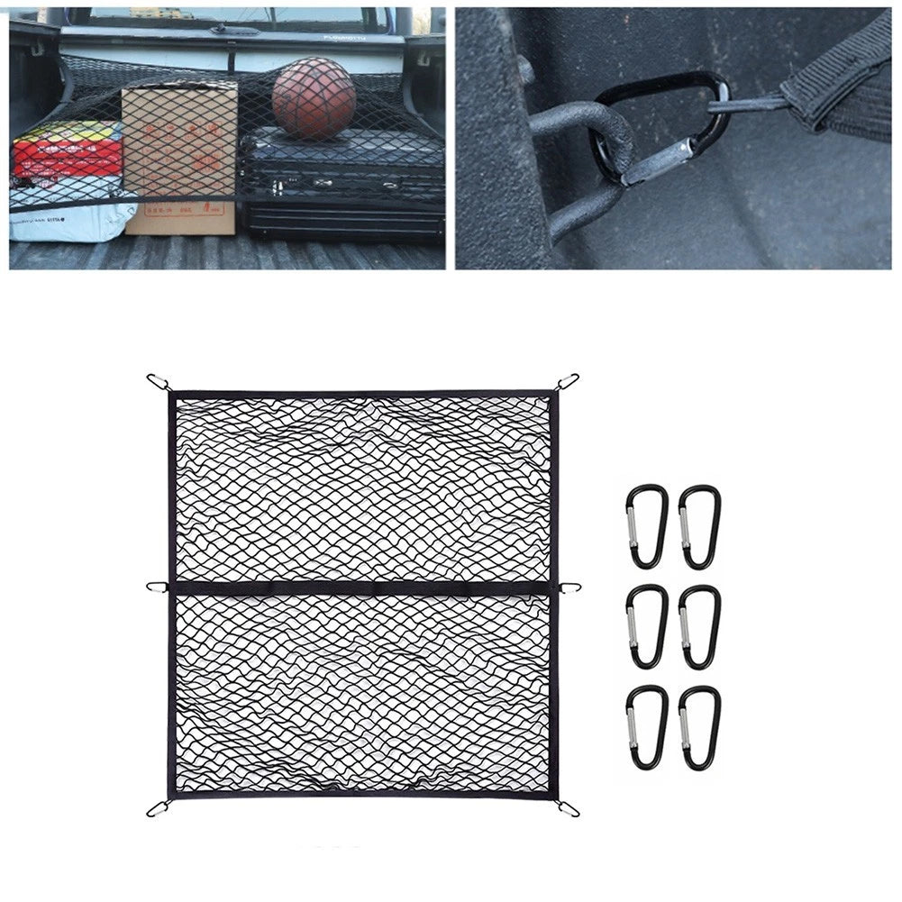 Cargo Net 120x120cm for Truck, Trailer, Boat, ATV (Universal Fit)