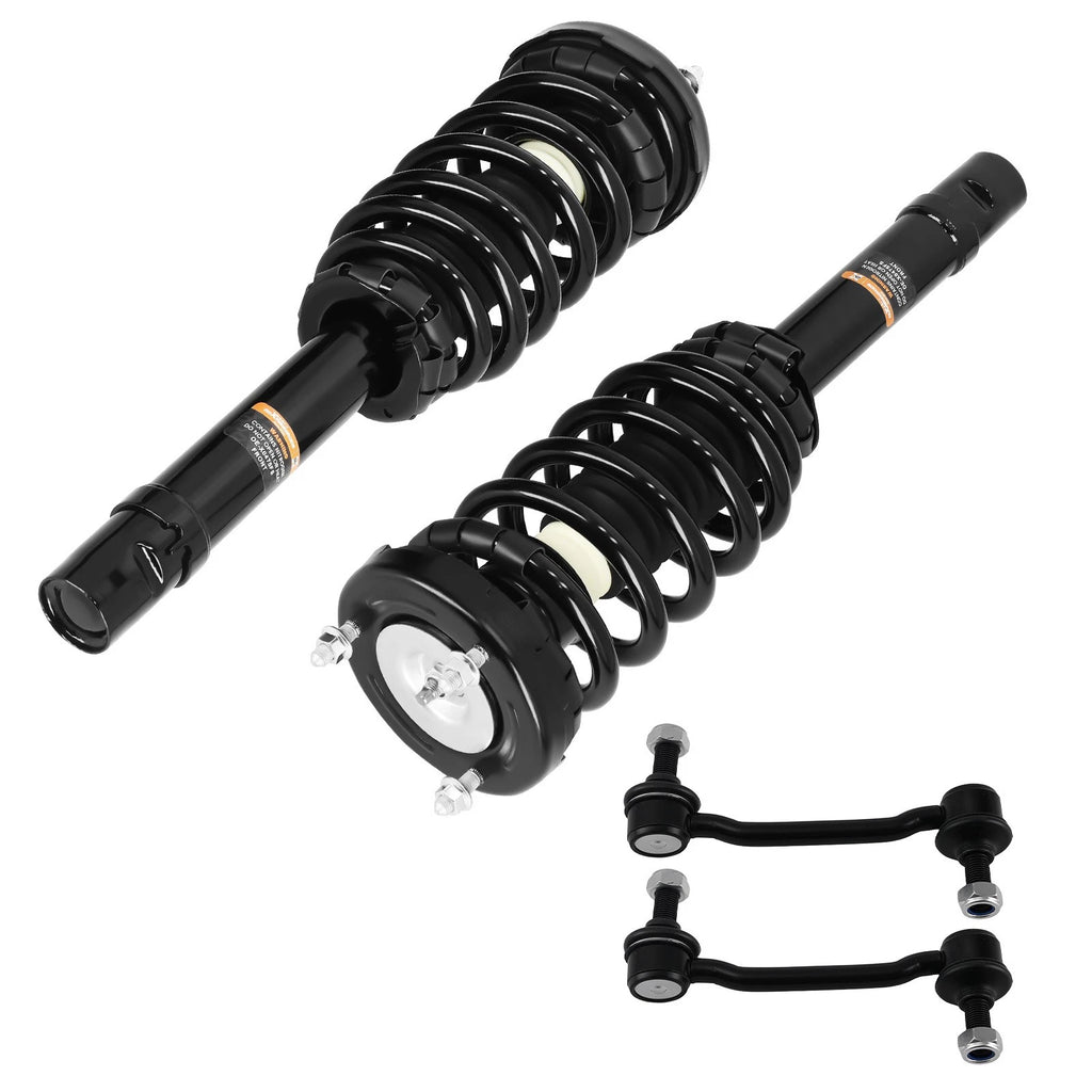 Pair Front Strut w/ Sway Bar End Links for Hyundai Sonata Azera (2006–2011)